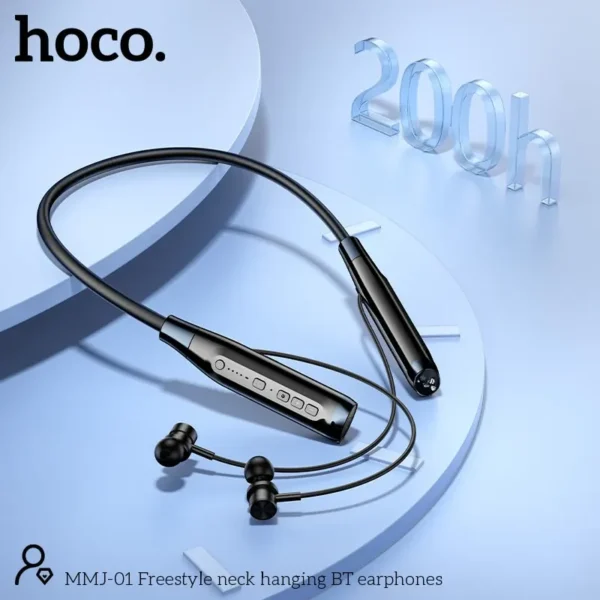 HOCO MMJ-01 Freestyle Neckband Earphones - 200 Hours Playback