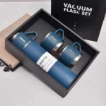Stainless Steel Vaccum Flask Set With 3 Cups- 500ml - Image 5