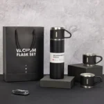 Stainless Steel Vaccum Flask Set With 3 Cups- 500ml - Image 7